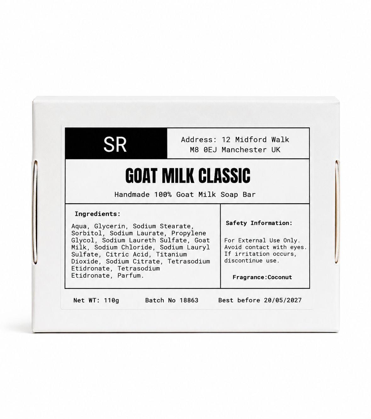 Goat Milk Classic Coconut Fragrance Soap