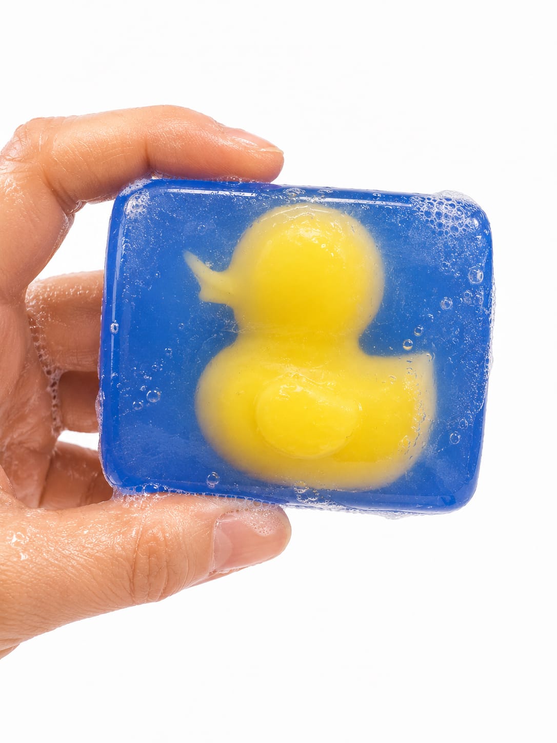 Blue Duck Artisan Goat Milk Glycerin Massager Soap Bar  Aqua Ocean Fragrance Gift 100g