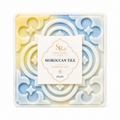 Moroccan Tile Artisan Goat Milk Soap Bar  Rosy Pine Fragrance, Moisturising Handmade Soap for Dry Skin, Rich Creamy Lather