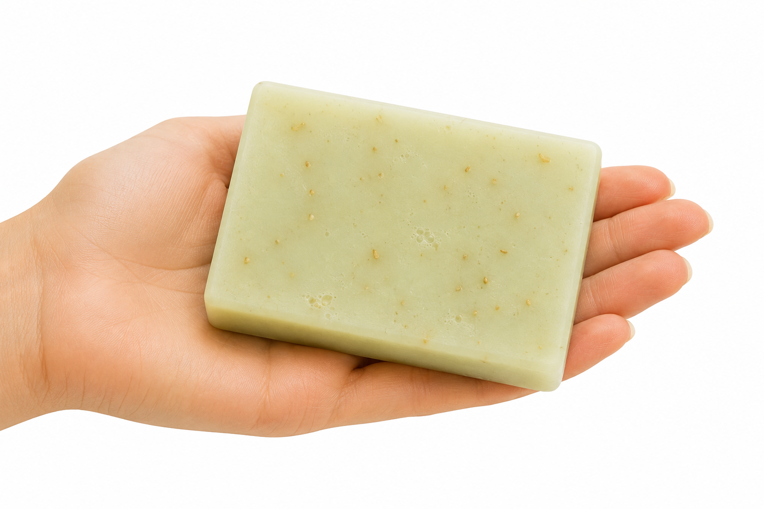 Green Goat Milk & Oat Soap  Deep Moisturising for Dry Skin