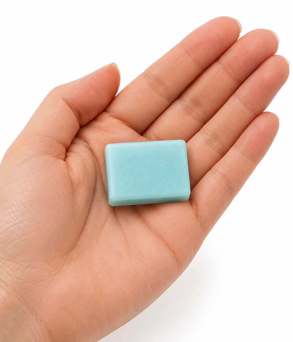 Travel Soap Set  Aqua & Goat Milk Coconut Soap  6 Handmade Mini Soaps Scent Reveal Studio
